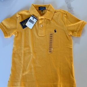 NWT Polo by Ralph Lauren Kids 4T Yellow Polo Shirt